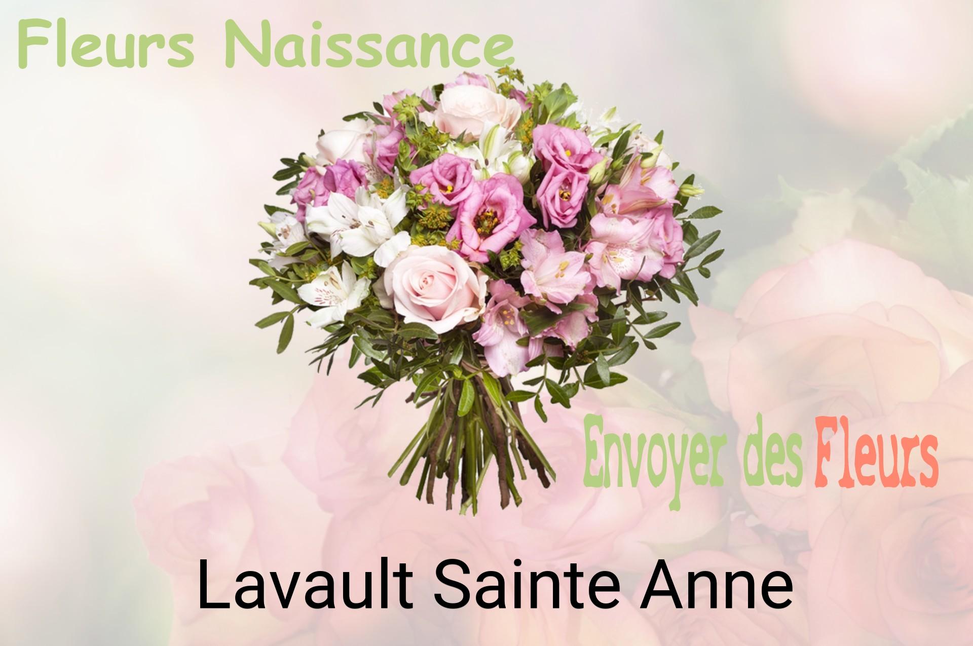 Bouquet de fleurs de naissance livré à Lavault-Sainte-Anne